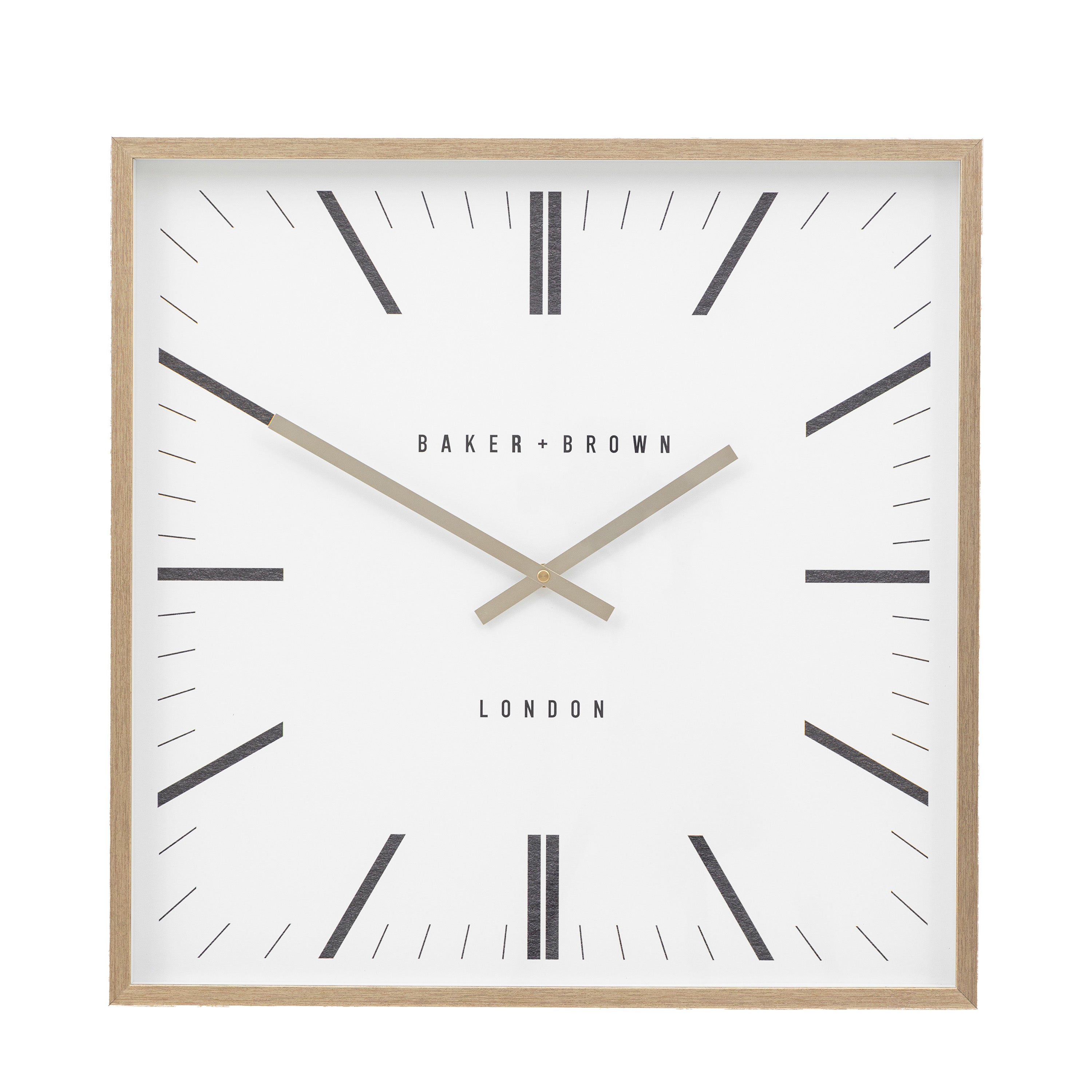 Penhurst Gold Square Wall Clock